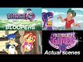 Equestria Girls (Bloopers Compared To Actual Scenes)
