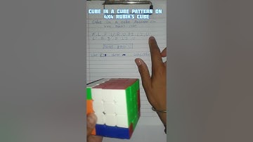 cube in a cube pattern on 4x4 rubik