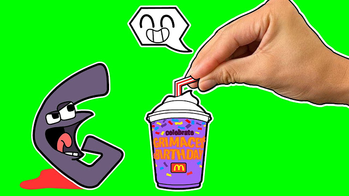 Alphabet Lore Finger Heart Fancy Refill G and the milkshake