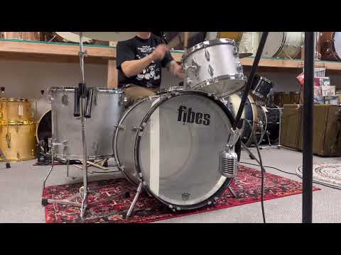 1970s Fibes "Silver Sealer" Drum Set