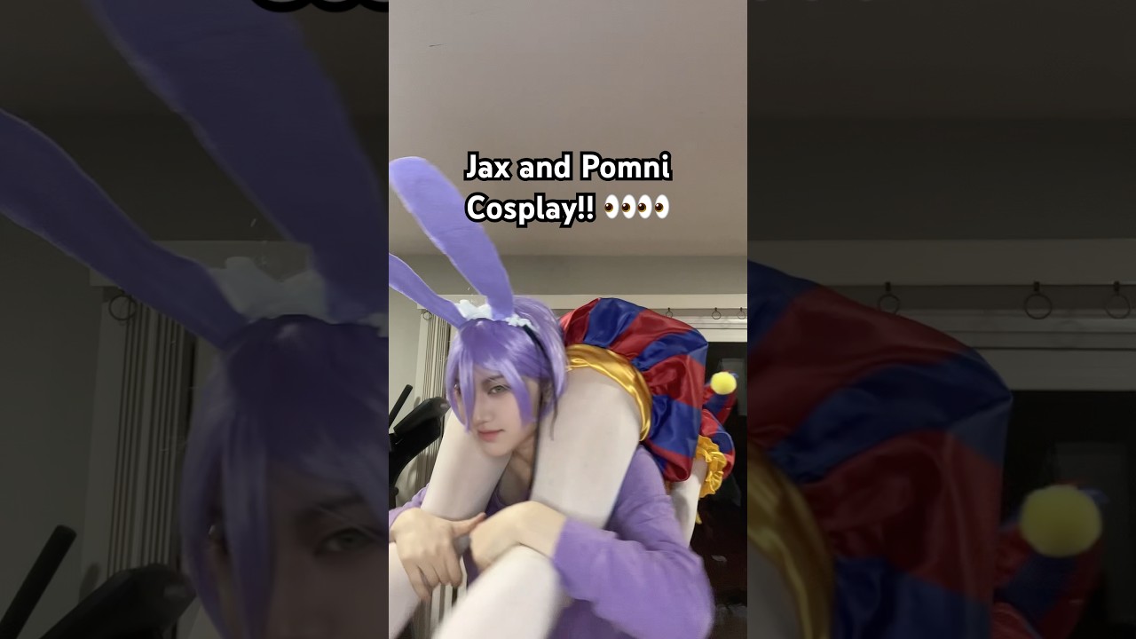 What Jax and Pomni do when they’re bored #theamazingdigitalcircus #pomni #cosplay #jax #tadc