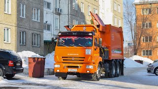 Мусоровоз МК-4555-08 на шасси КамАЗ-65115-A5 (Р 830 СЕ 22) / KAMAZ garbage truck.