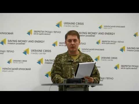 Col. Oleksandr Motuzyanyk, Ministry of Defense spokesperson on ATO related issues. UCMC, 30.10.2016