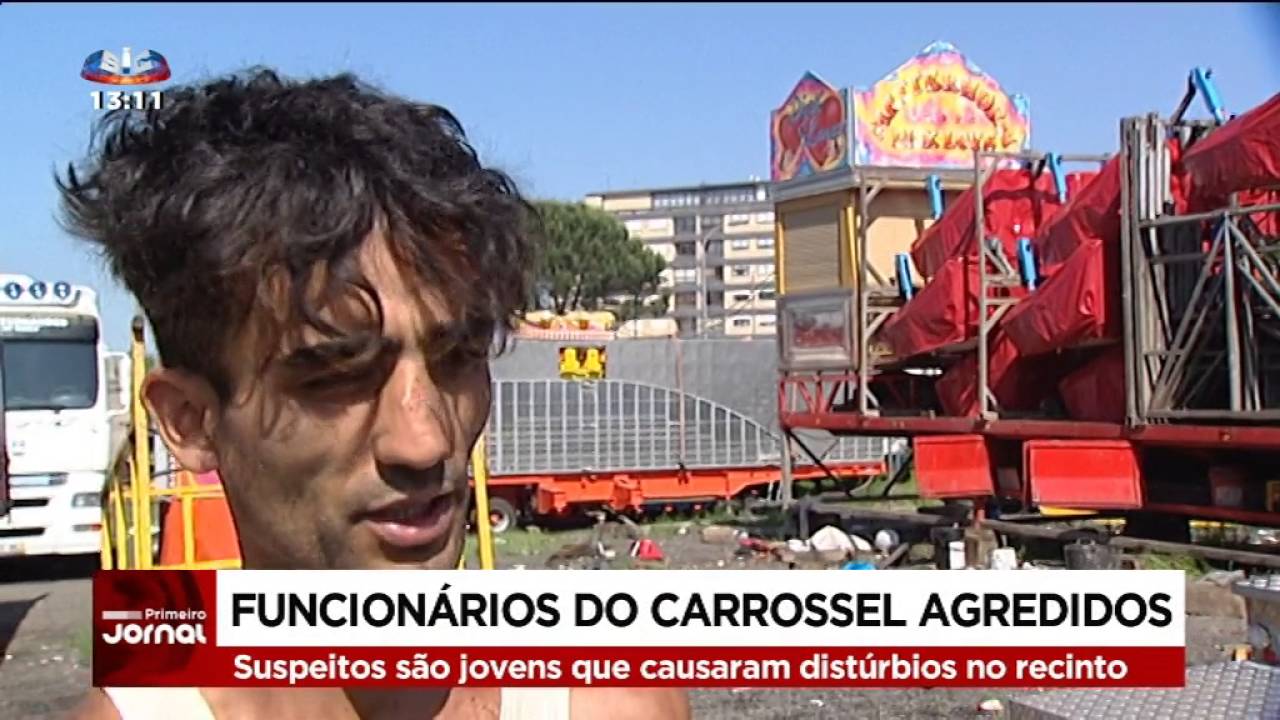 Funcionários do carrossel em Matosinhos agredidos