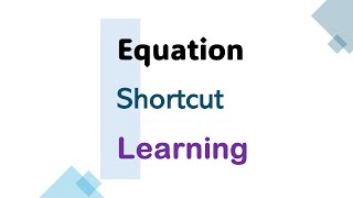 Equation Shortcut for MS Word & PowerPoint