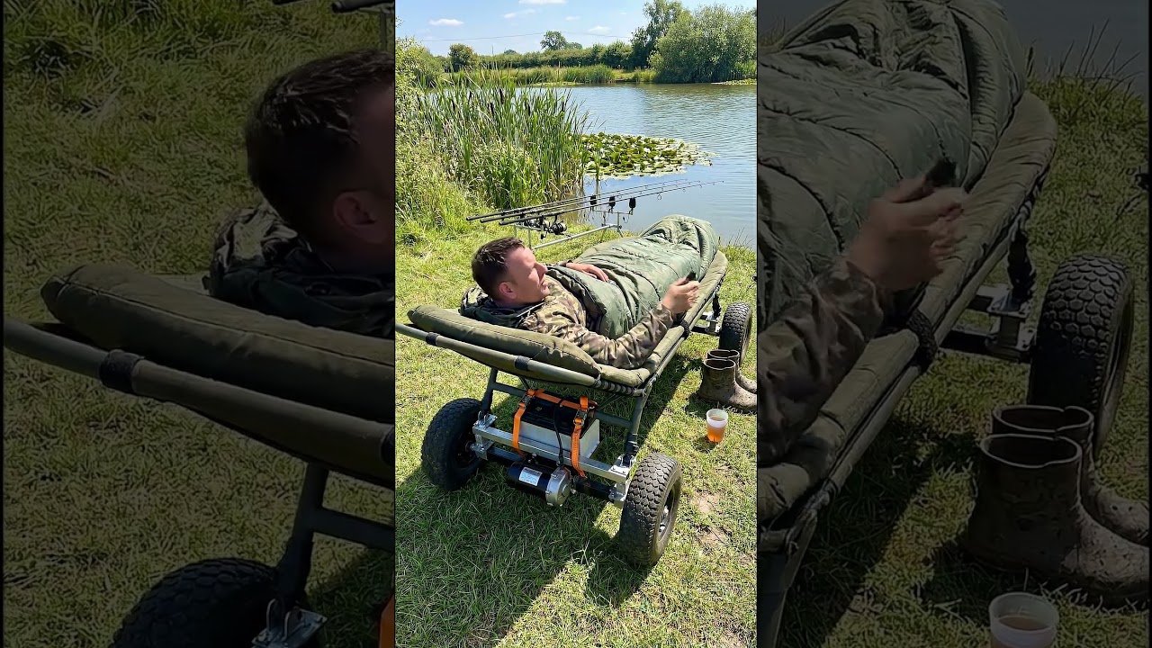 «Я сейчас сбегаю покататься по озеру, дружище… присмотри за моими удочками.» 🎣👀 