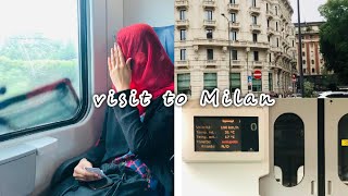 Visit to Milan | travelling in 🚊 | going to Milan for some study 📖 work