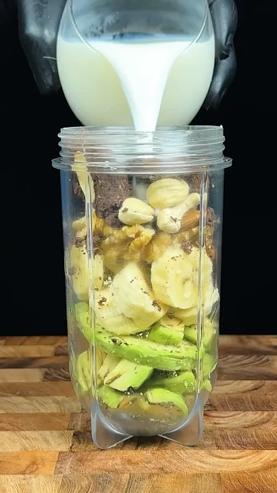 High Protein Smoothie for Muscle Gain! #shorts #shortsfeed #asmr #highprotien