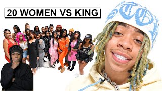 20 Women Vs 1 Rapper With King | REACTION