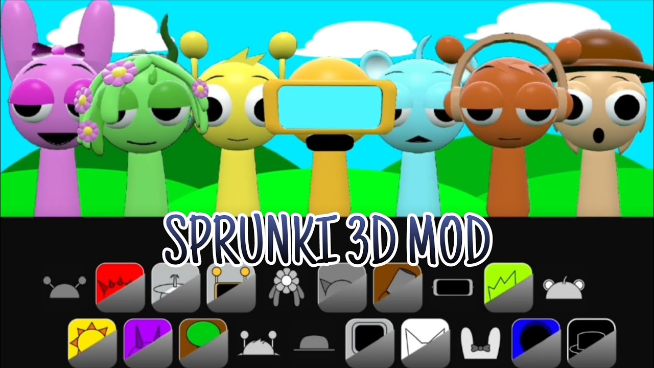 SPRUNKI 3D MOD 