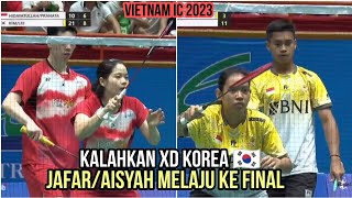 Penampilan Yang Apik‼️Jafar Hidayatullah/Aisyah Pranata (INA) vs Kim/Lee (KOR) - Vietnam IC 2023 SF