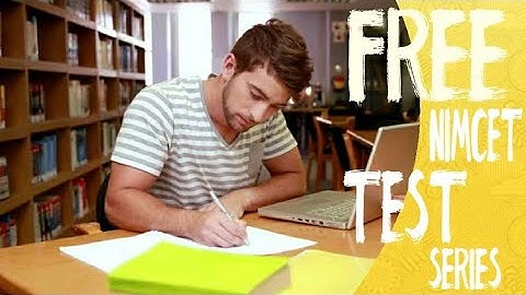 FREE NIMCET TEST SERIES