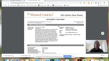 How to create a MSDS (Material safety Data Sheet) to sell beauty products on Amazon.