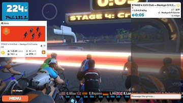 Zwift Crit Race: Neokyo City Crit Cat D