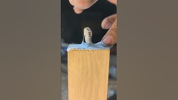 This is a great tip for joining two pieces of wood together. #woodworking #tipsandtools #diy