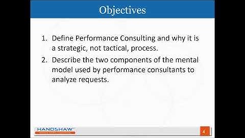 Performance Consulting  What Is It and Why Do It