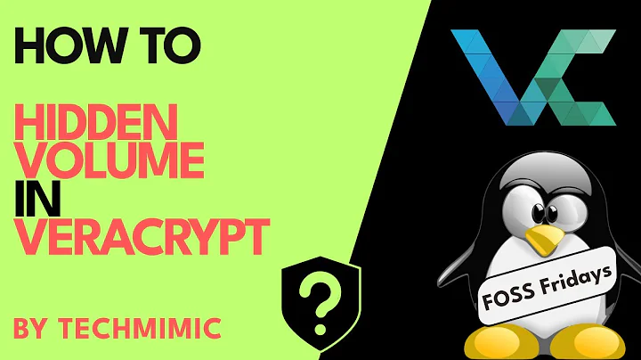 How to create a HIDDEN VOLUME in VERACRYPT