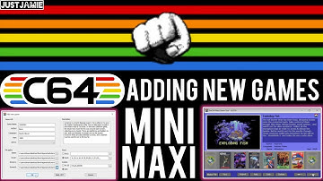 TheC64 Game Tool - Adding New Games To The Carousel #thec64 #c64 #commodore64