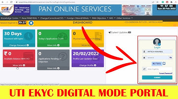 UTI PSA | PAN Card Application | UTI Digital Mode Application Portal Launch