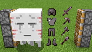 giant ghast + netherite items = ???