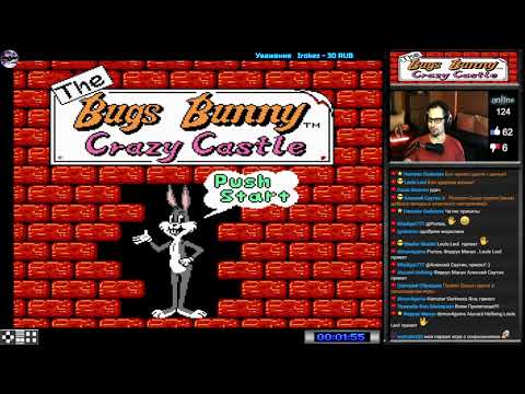 The Bugs Bunny Crazy Castle прохождение | Игра на (Dendy, Nes, Famicom 8 bit) 1990 Стрим RUS