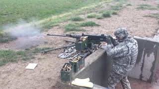 U.S. Army training on .50 Caliber Browning M2A1 Machine Gun, Full-Auto 100 rounds. screenshot 3