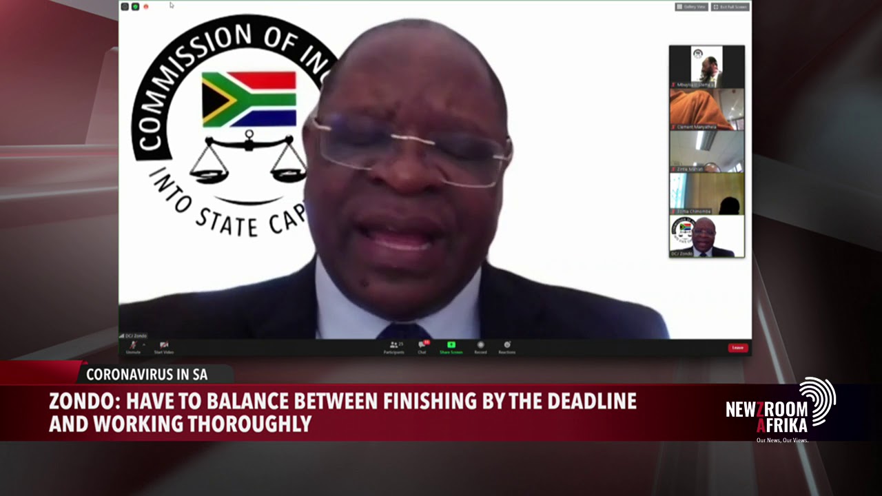 Part 2 Judge Raymond Zondo gives a virtual update on the progress of