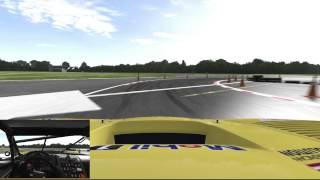 New Corvette R around Top Gear Track