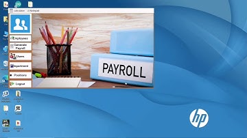 Sample Payroll prjct19 Full Payroll System Running VB.NET