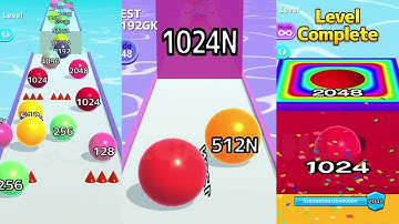 Ball Run 2048, Infinity Mode, BallRunInfinity | Satisfying Ball Games Hub LIVE 🔴 24/7