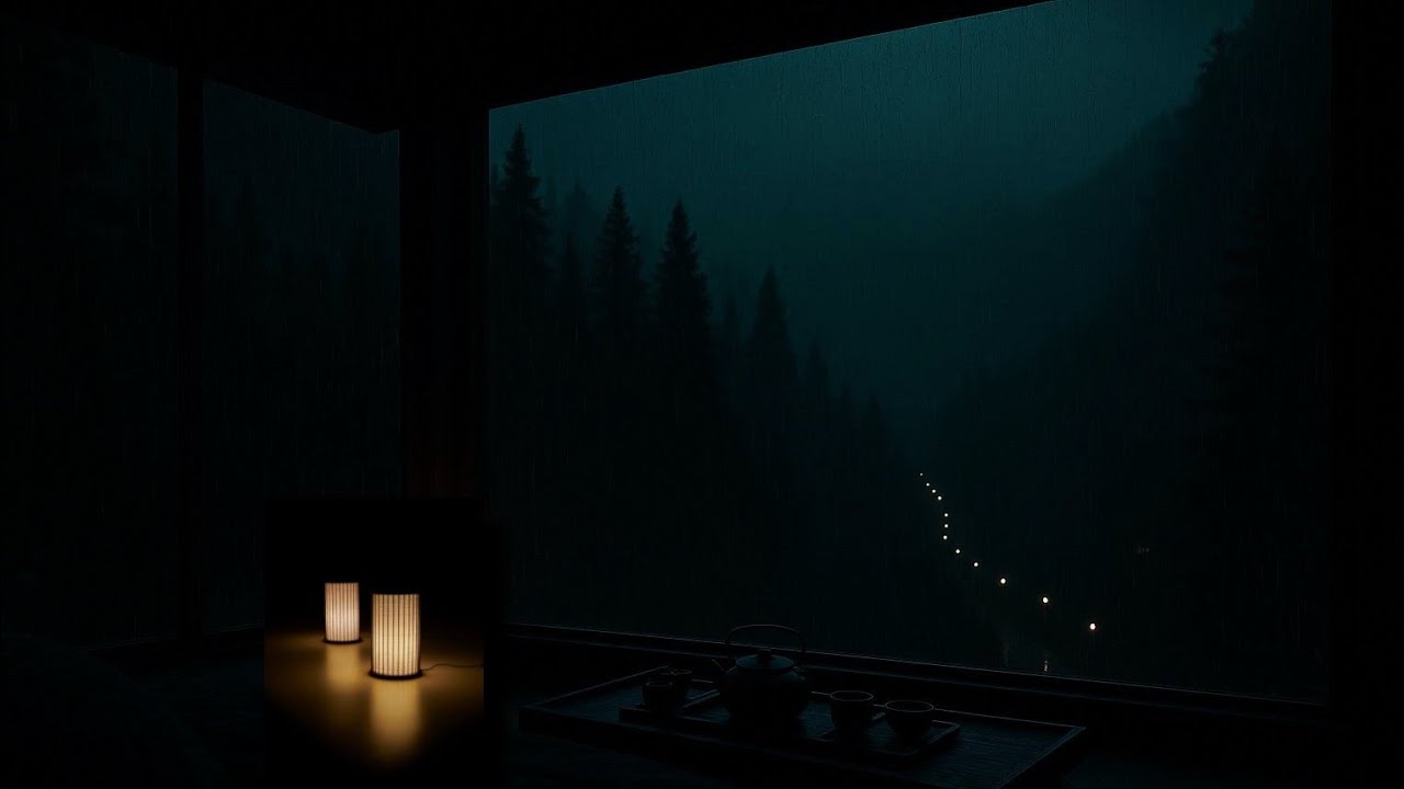 Sleep Instantly in Dark Bedroom | Peaceful Night For Deep Sleep 