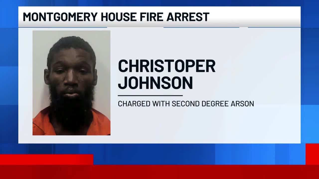 Man arrested for arson in Montgomery house fire - YouTube