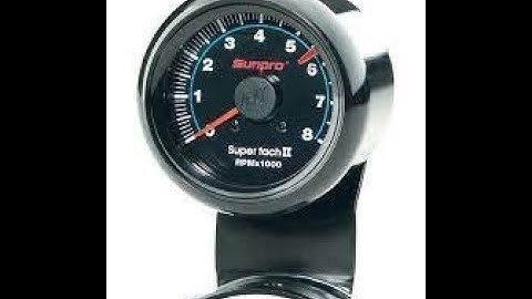 Sunpro Mini Tach Install 70 Dart Swinger 340