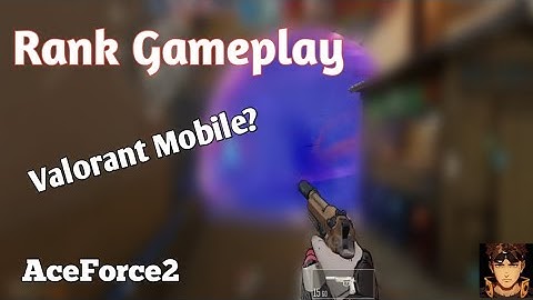 ACE FORCE 2 Rank Gameplay | VALORANT MOBILE ? | How to Download AceForce2