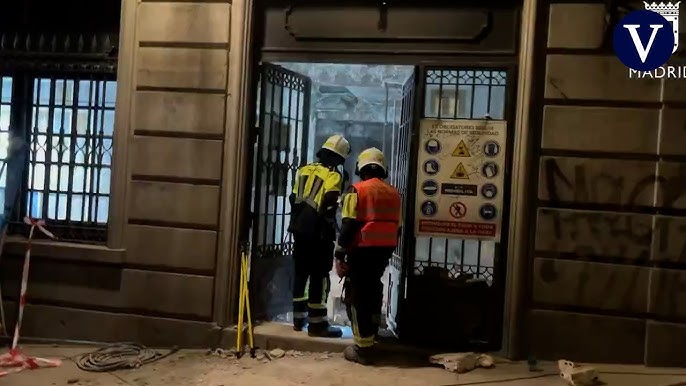 Edificio derrumbado en Madrid