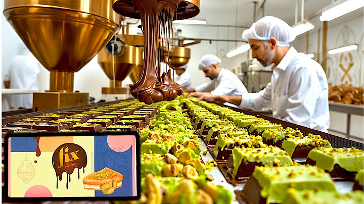 How DUBAI Chocolate is Made in Factory 🍫🍫 | DUBAI FIX Chocolate Factory Process