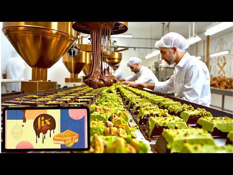كيف ت صنع شوكولاتة دبي في المصنع عملية مصنع شوكولاتة دبي فيكس