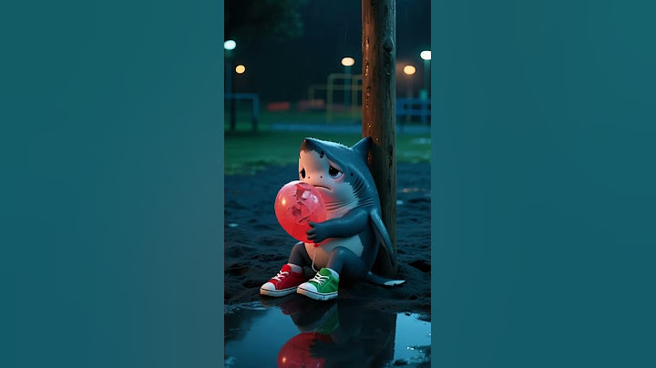 The Balloon Deflated… and So Did Baby Shark’s Smile 🎈😔 |   #babysharks #shark #cute