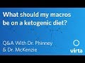 Dr. Stephen Phinney: What should my macros be on a ketogenic diet?