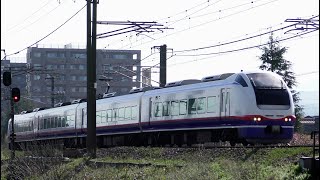 特急しらゆき2号新井行きE653系H201編成【4K】