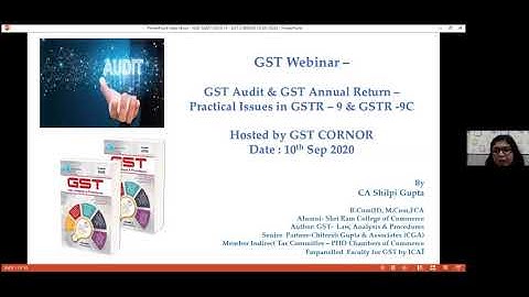 GST Annual Audit and Annual Return (GSTR-9 & 9C)