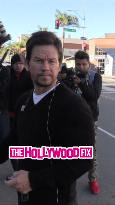 Mark Wahlberg Sparks A Paparazzi Argument While Leaving Lunch At The Palm In Beverly Hills, CA