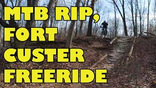 New Lines @ Ft Custer; Ripping Red Loop...MTB