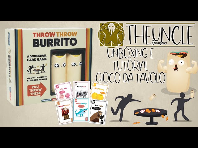 Unboxing] Throw Throw Burrito + breve tutorial - Gioco da Tavolo ITA 