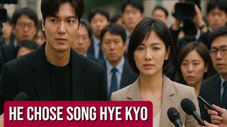 Heartbreaking Decisionlee Min Ho Chose Song Hye Kyo And Not Kim Go Eun