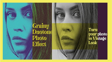 "Grain Duotone Effect: The Ultimate Photo Editing Hack!" with Adobe Photoshop 2024