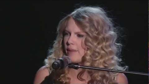 Taylor Swift - Your Not Sorry - ACM Awards - 2009