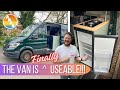 We Can Finally Use Our Self Built VW Crafter Camper! - Thetford T2090 Fridge Install