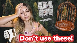 HOW USING THE WRONG CAGES AND TOYS CAN KILL YOUR PARROT!