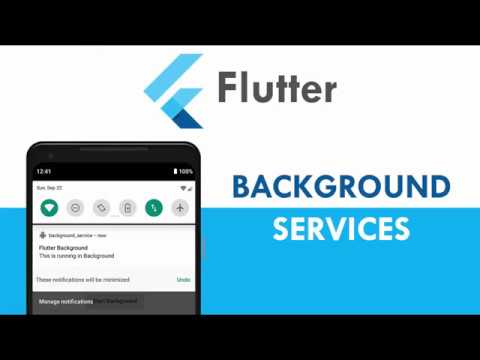 Flutter - Background Services | Using Flutter with Native Code | Google  Flutter Basics - YouTube